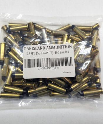 Oak Island Ammunition - 38 Special 158 gr TPJ - 1000 rounds - Remanufactured